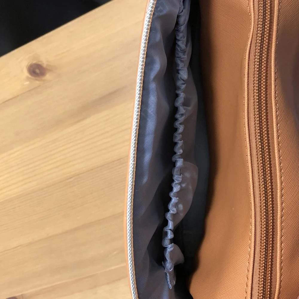 BOYATU Cosmetic Travel Makeup Toiletry Tote Bag Set of 3 Brown Waterproof